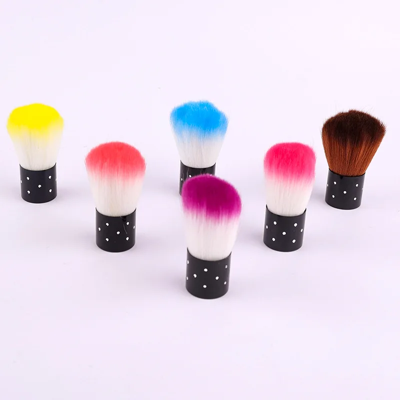 100Pcs Professionals Nails Art Mushroom Brush Round Paint Gel Dust Cleaning Make Up Brush Manicure Accessories equipment Tools