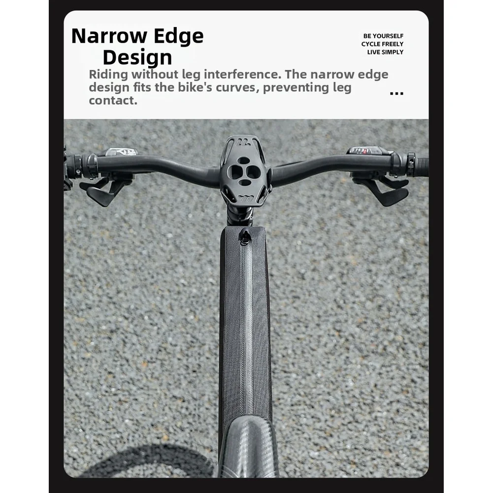 

Upper Tube Bag Material 1.9L Frame Bag Rainproof Bike Upper Pipe Bag Bicycle Bag MTB Bike Accessories Bicycle Top Tube Bag