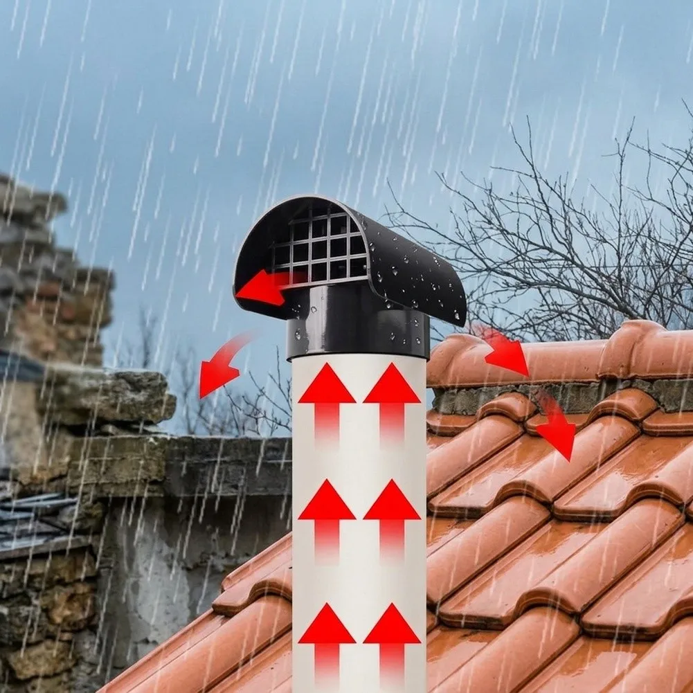 Ventilation System Guard Radon Duct Cover For Extreme Temperatures Endure Harsh Conditions For Radon for fan Ducts