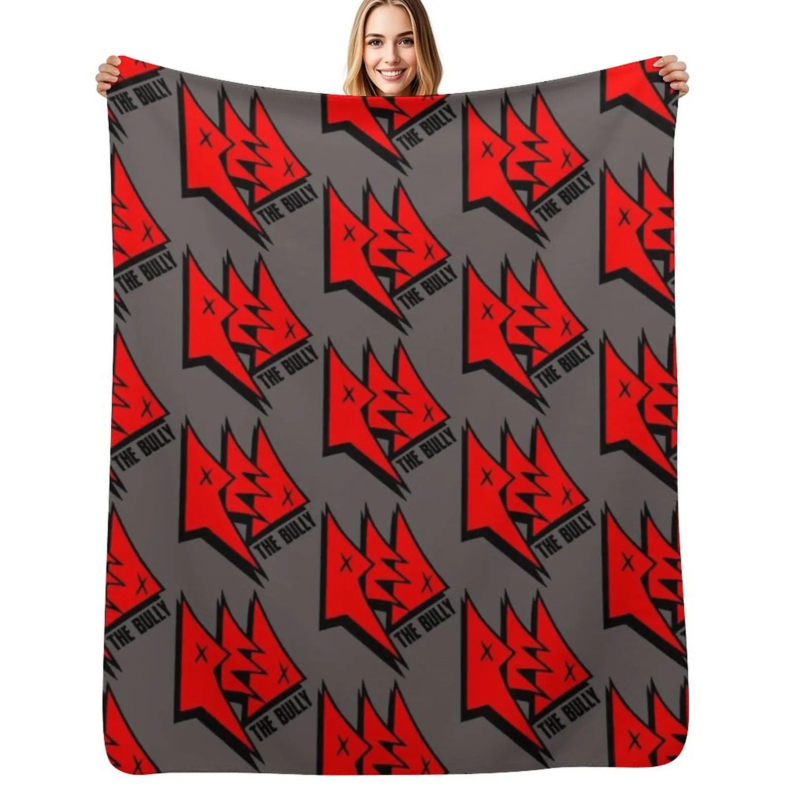 Red The Bully Official Logo Throw Blanket Summer Beddings Loose Kid'S Thermal heavy to sleep Blankets