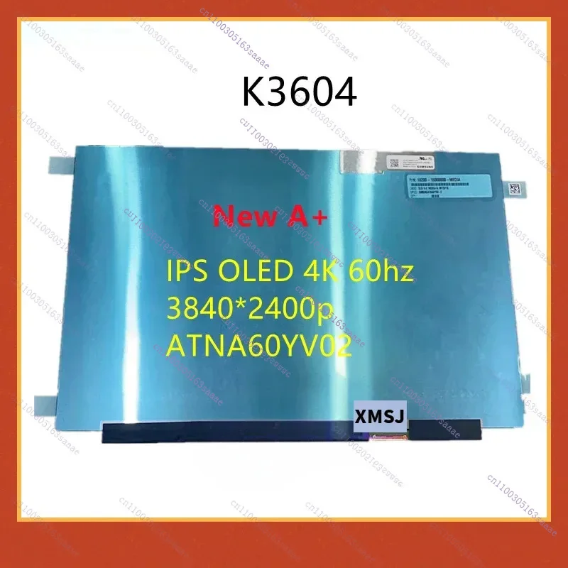 Новый ЖК-экран/светодиодный экран/дисплей для ноутбука A + для Asus Vivobook 16X K3604 K3604VA ATNA60YV01 ATNA60YV02 ATNA60YV07 OLED 4K 60 Гц 3840*2400 Новый ЖК-экран/светодиодный экран/дисплей для ноутбука A + для Asus Vivobook 16X K3604 K3604VA ATNA60YV01 ATNA60YV02 ATNA60YV07 OLED 4K 60 Гц 3840*2400