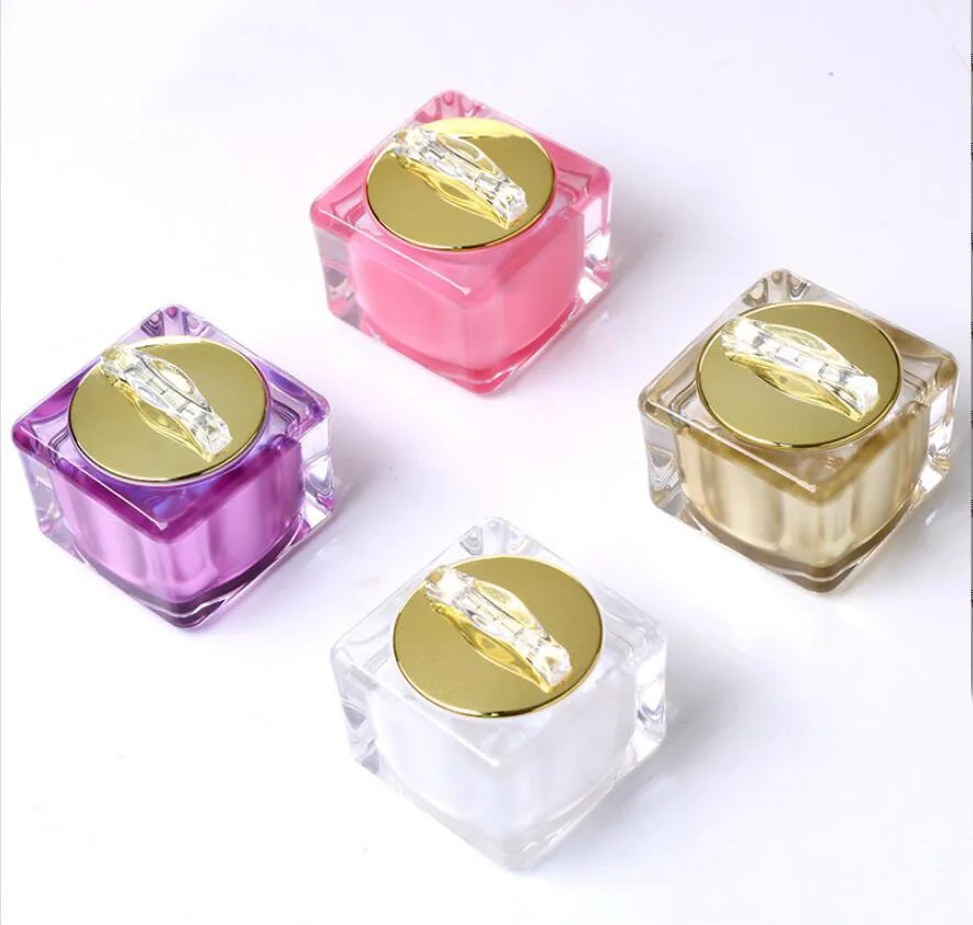 

10g square shape acrylic jar sample test eye essence cream gel moisturizer art nail skin care cosmetic packing