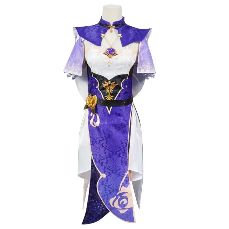 Lisa-disfraz de Genshin Impact para adultos, uniforme de carnaval, peluca de Anime, Disfraces de Halloween, juego para mujer