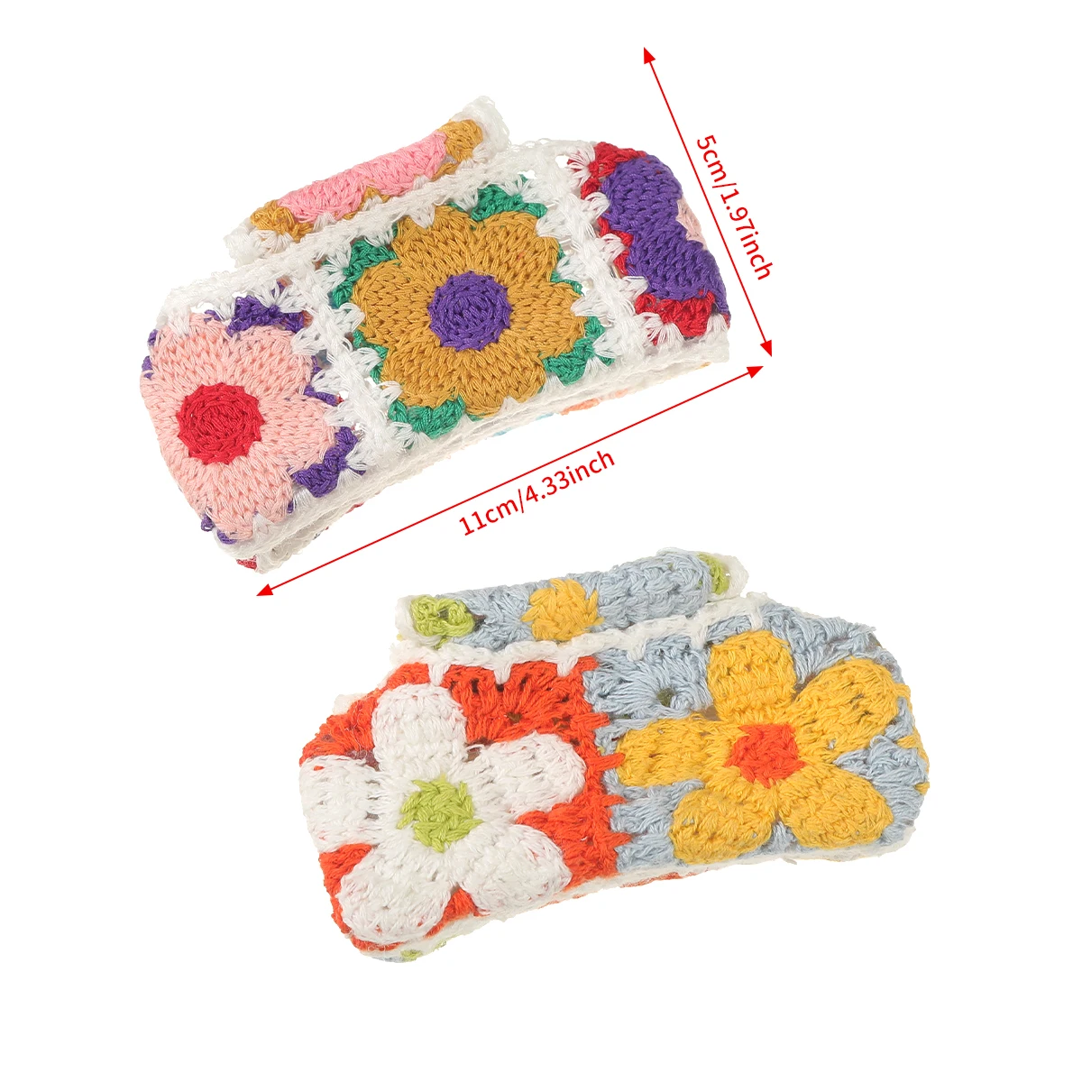 مشبك شعر أكريليك منسوج كرتوني للنساء ، عباد الشمس الكبير ، دبابيس الشعر الحلوة ، مشبك السلطعون والمخالب ، مشبك الشعر ، إكسسوارات الشعر