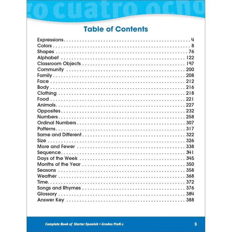 Carson Dellosa Complete Book Of Starter Spanish Workbook For Kids Carson Dellosa Education 9781483826851