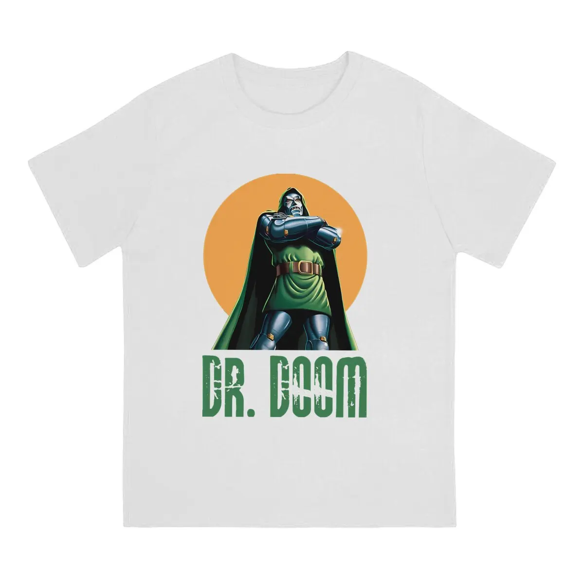 Men's T-Shirts Marvel Super Hero Casual Cotton Tee Shirt Short Sleeve Doctor Doom T Shirts Round Collar Clothes Gift