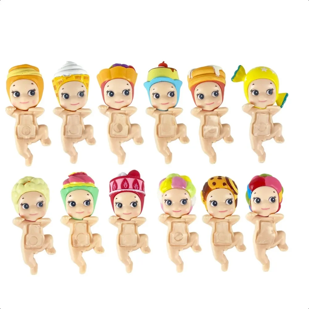 Sonny Angel Candy Station 12 juegos de figuras de Anime caja ciega teléfono decoración del hogar juguetes regalos del Día de San Valentín para niños cumpleaños