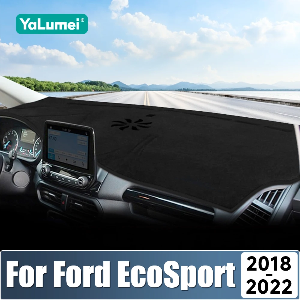 

Для Ford EcoSport 2018-2022: Накладка на приборную панель, солнцезащитный коврик, противоскользящий коврик для приборной панели, аксессуары