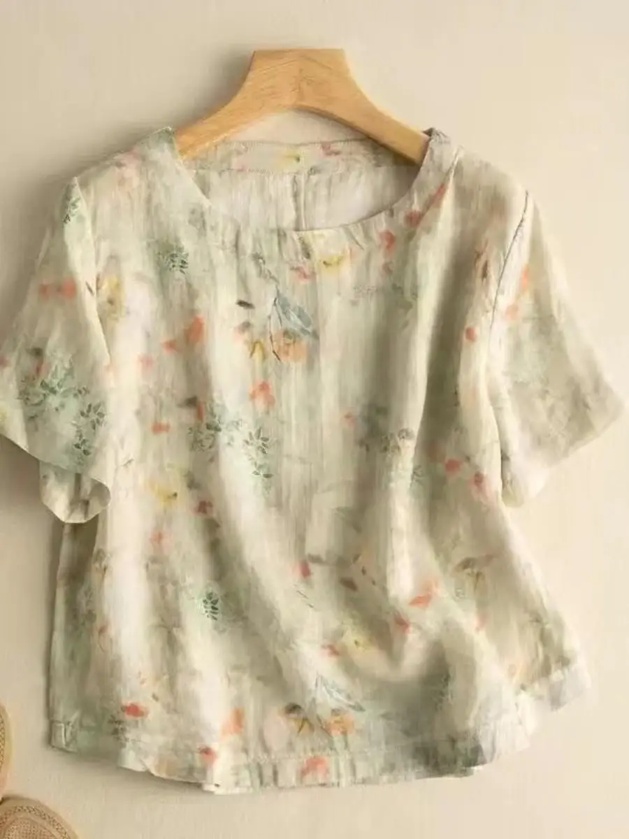 nova-camiseta-feminina-2026-de-algodao-e-linho-floral-com-manga-curta-solta-estilo-vintage-artistico-com-bolso-tipo-lenco-c