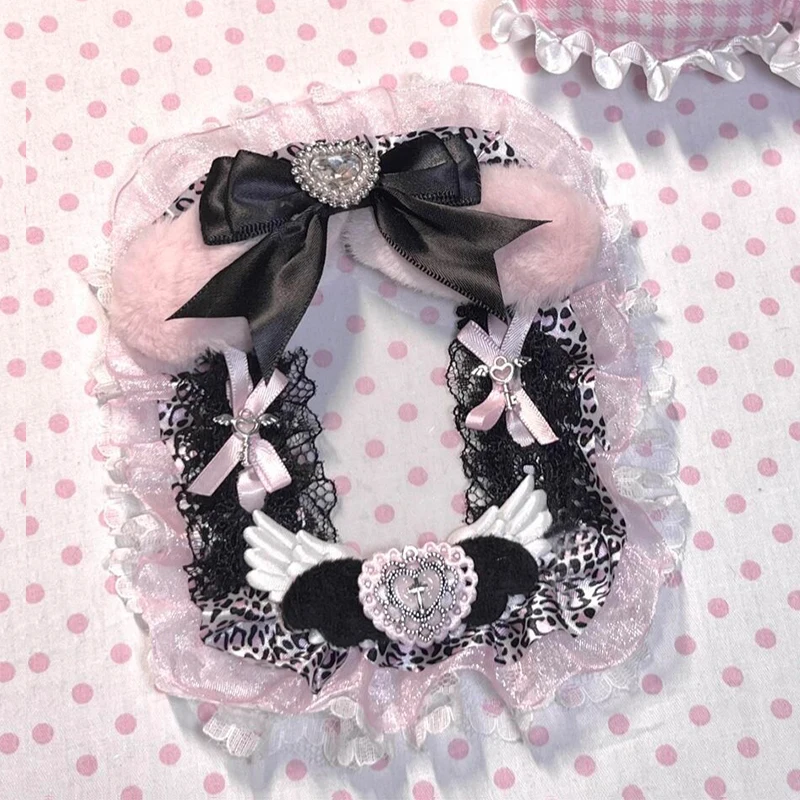 1PC DIY Finished Product Supports Character Photos, Guka Display, Pain Pack, Filling Decoration, Lace Photo Card Holder image 3