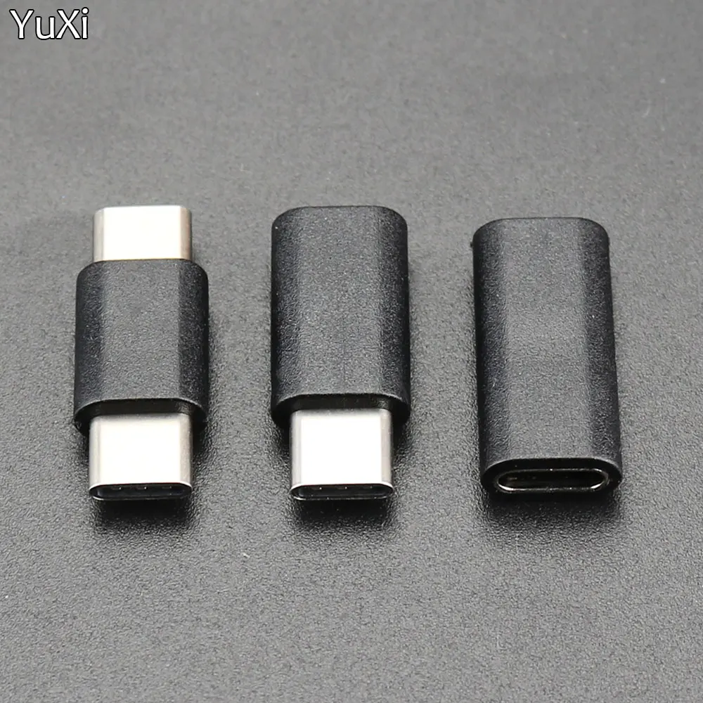 YuXi 1pcs USB Type C Male to Female M-M F-F USB-C Converter Adapter Connector for Smart Phone for Samsung Xiaomi Huawei