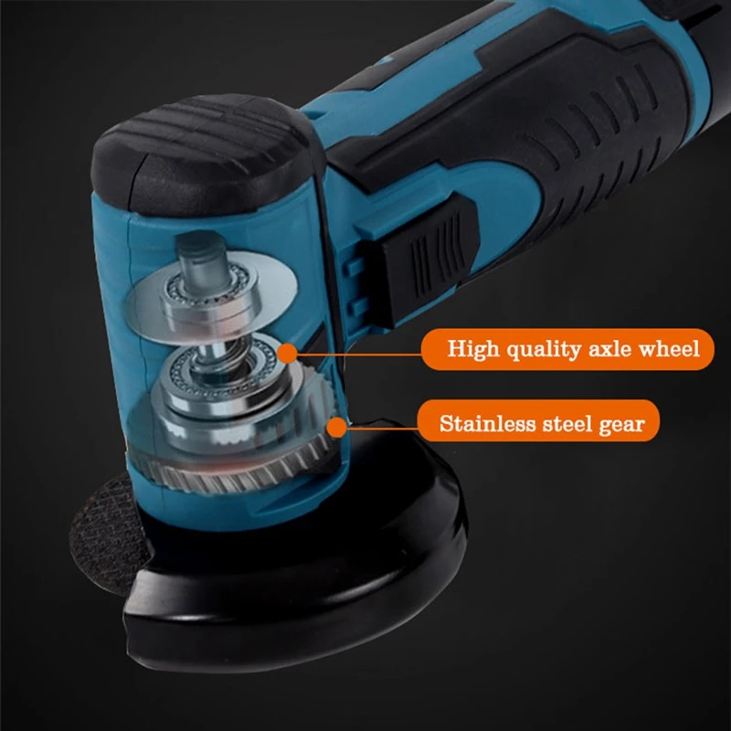 Amoladora angular sin escobillas ABUL-12V, herramienta de molienda recargable de 19500Rpm, Mini máquina pulidora para cortar juego de amoladora de diamante