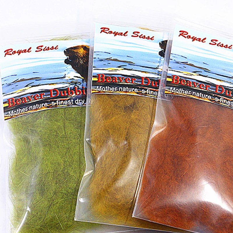 8 ألوان اختيارية ساخنة وناعمة وخفيفة جافة يطير دبلة سمور أصلية 100% قدرة طبيعية على ربط الذبابة المائية #4