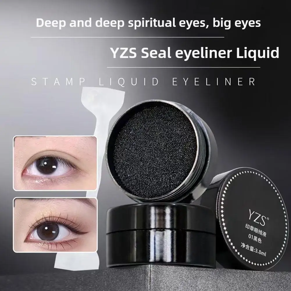 Double Ended Lagere Wimper Eyeline Siliconen Stempel DIY Make Wimpers Beginer Zwart Sjabloon Eyeliner Eye Tools Seal Lijn N1U8