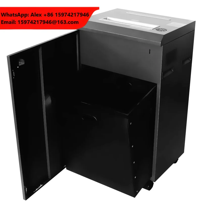 50Sheets Strip Cut Paper Shredder 110L P2 Large Auto Reverse Shred CD/ Card A3 Paper Shredder