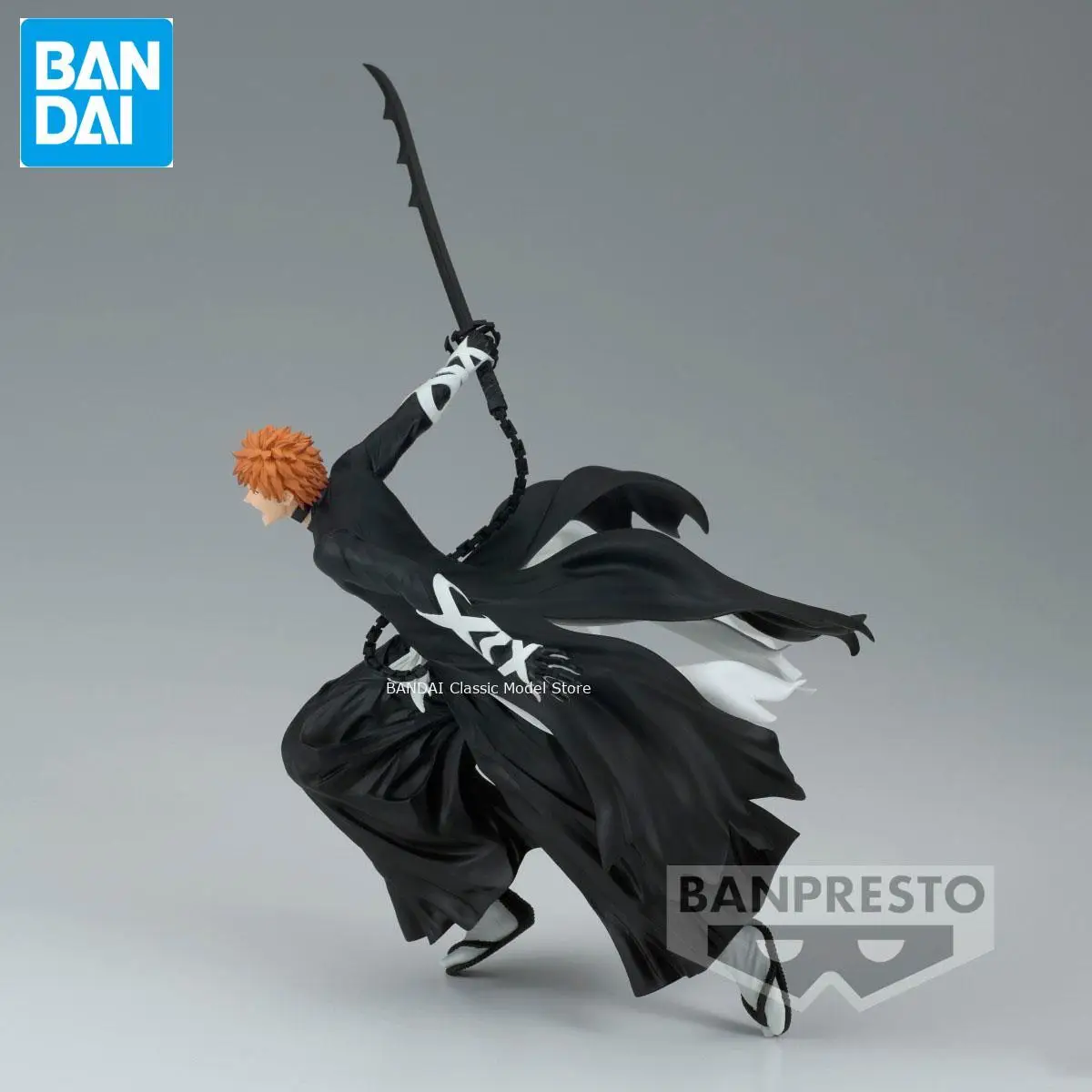 Genuine Official Original Bandai Banpresto Vibration Stars Soul Entered Model Bleach Kurosaki Ichigo Anime Collectible Model