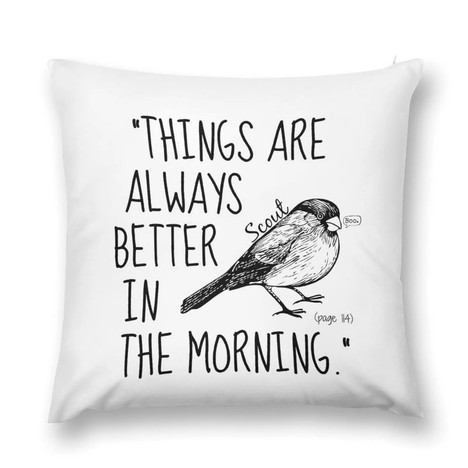 Better in the Morning Throw Pillow autumn pillowcase Pillows Aesthetic pillow