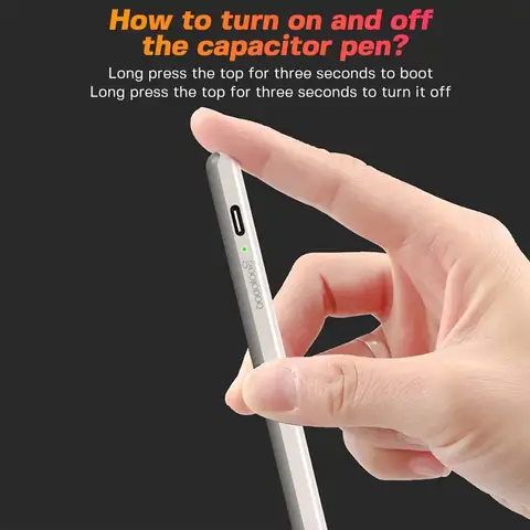 För iPad Pencil Apple Pen Stylus för Apple Pencil 2 1 för iPad Air 4 2021 Pro 11 12.9 2020 Air 3 10.5 2019 10.2 Mini 5 Touchpenna 10 best sales Apple iPad Penna - №6