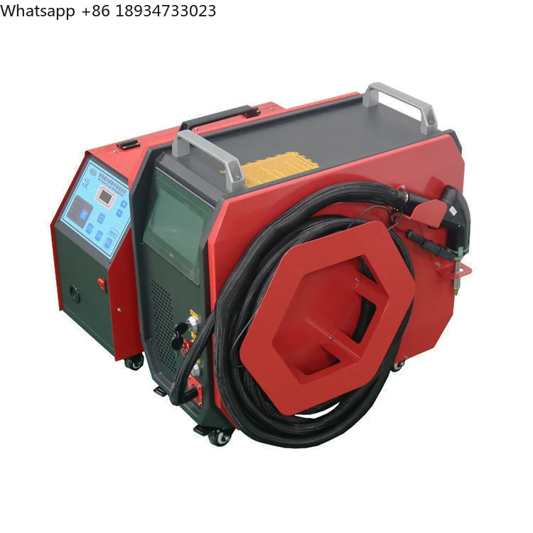 New Mini Small Air Cooling Handheld Cw Fiber Laser Welding Machine Welder  1500w Wsx Head Max Fiber for Steel Aluminum Welding