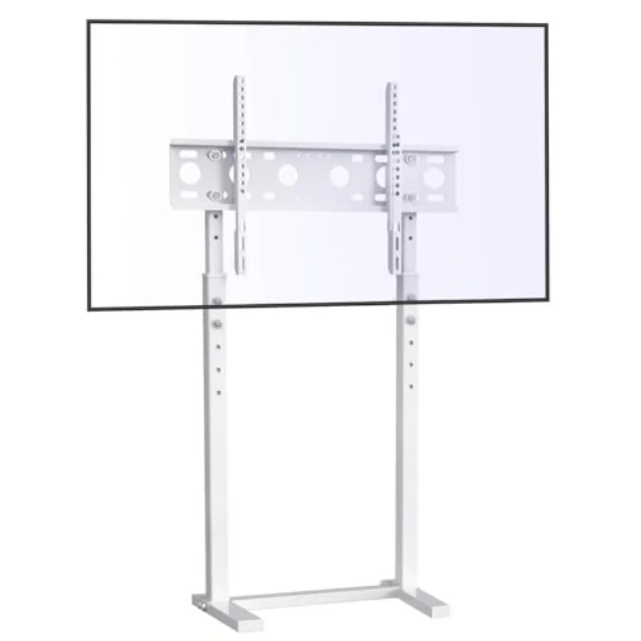

Universal Against The Wall TV Stand Floor: Free Standing Mount Stand with Height Adjustable Bracket for TV Bench Compatible wit