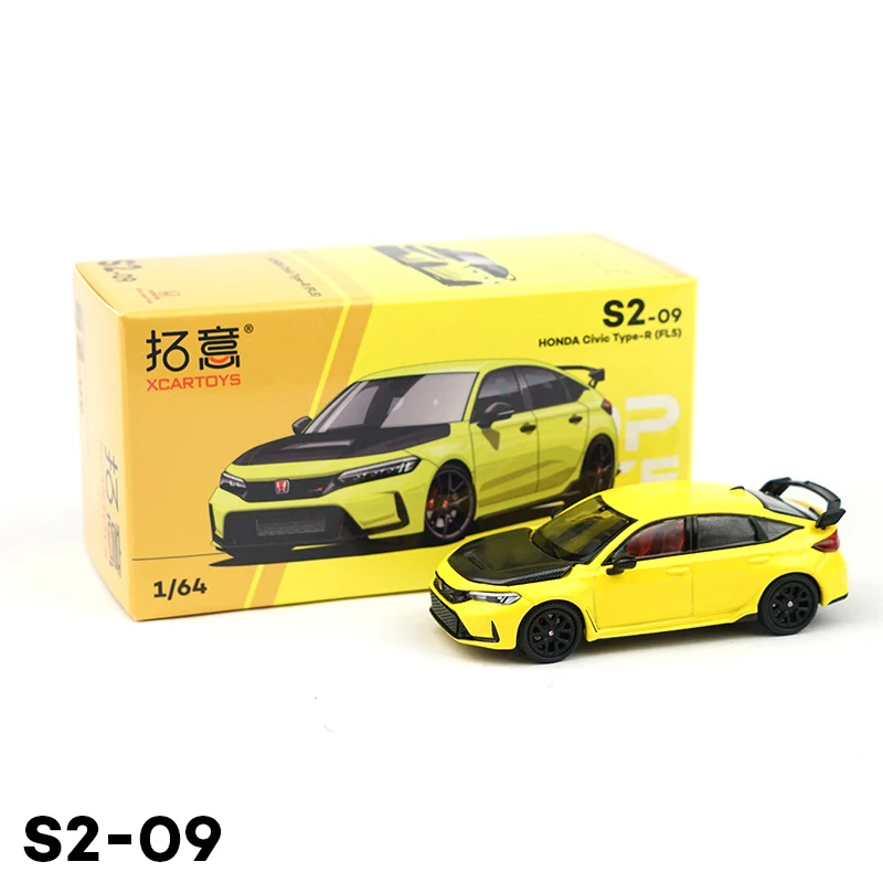 

XCARTOYS 1/64 Civic Type-R FL5 модель автомобиля из сплава, украшение для мальчиков, игрушка для handling и демонстрации