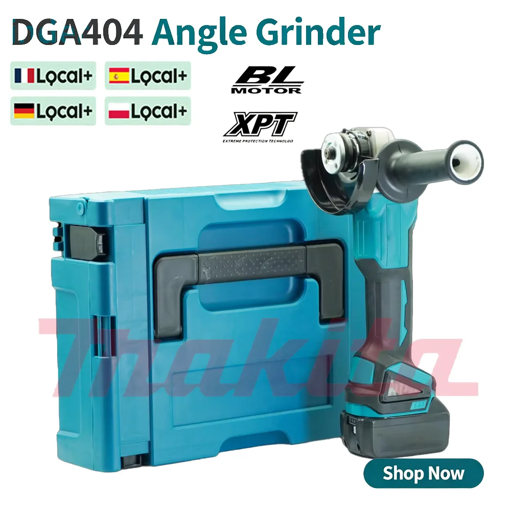 Für Makita 125MM M14 Bürstenloser Elektrischer Winkelschleifer, Kabellose Schneidemaschine, Polierwerkzeug, Kompatibel mit Makita 18V Akku