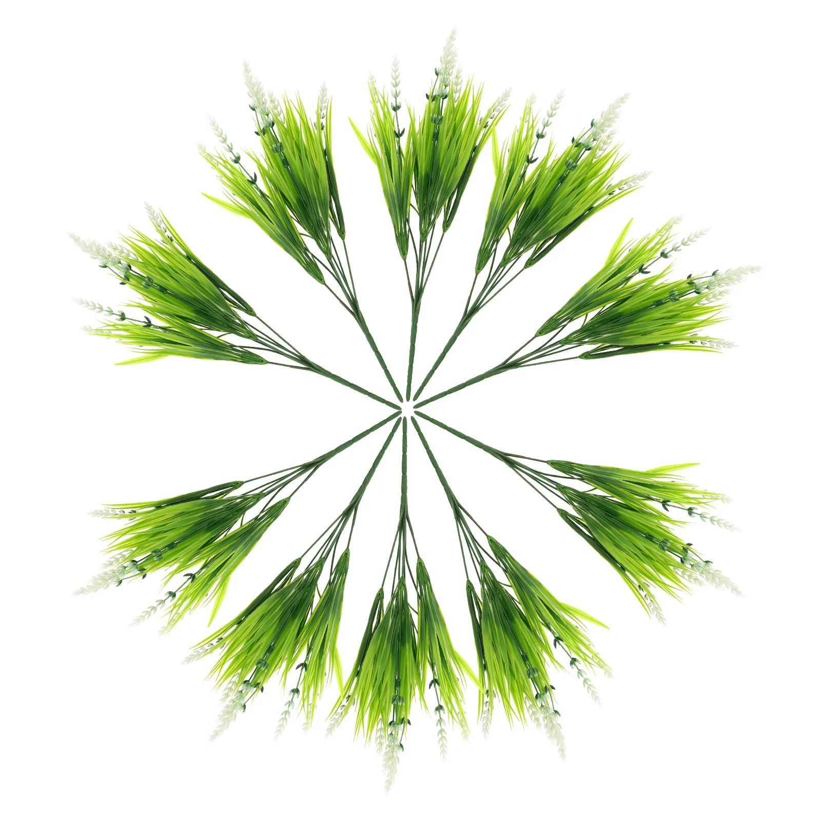 

10Pcs Simulation Lavender Arrangements Lifelike Artificial Flowers for Home Garden Decor Outdoor Indoor Wedding Centerpiece Fake