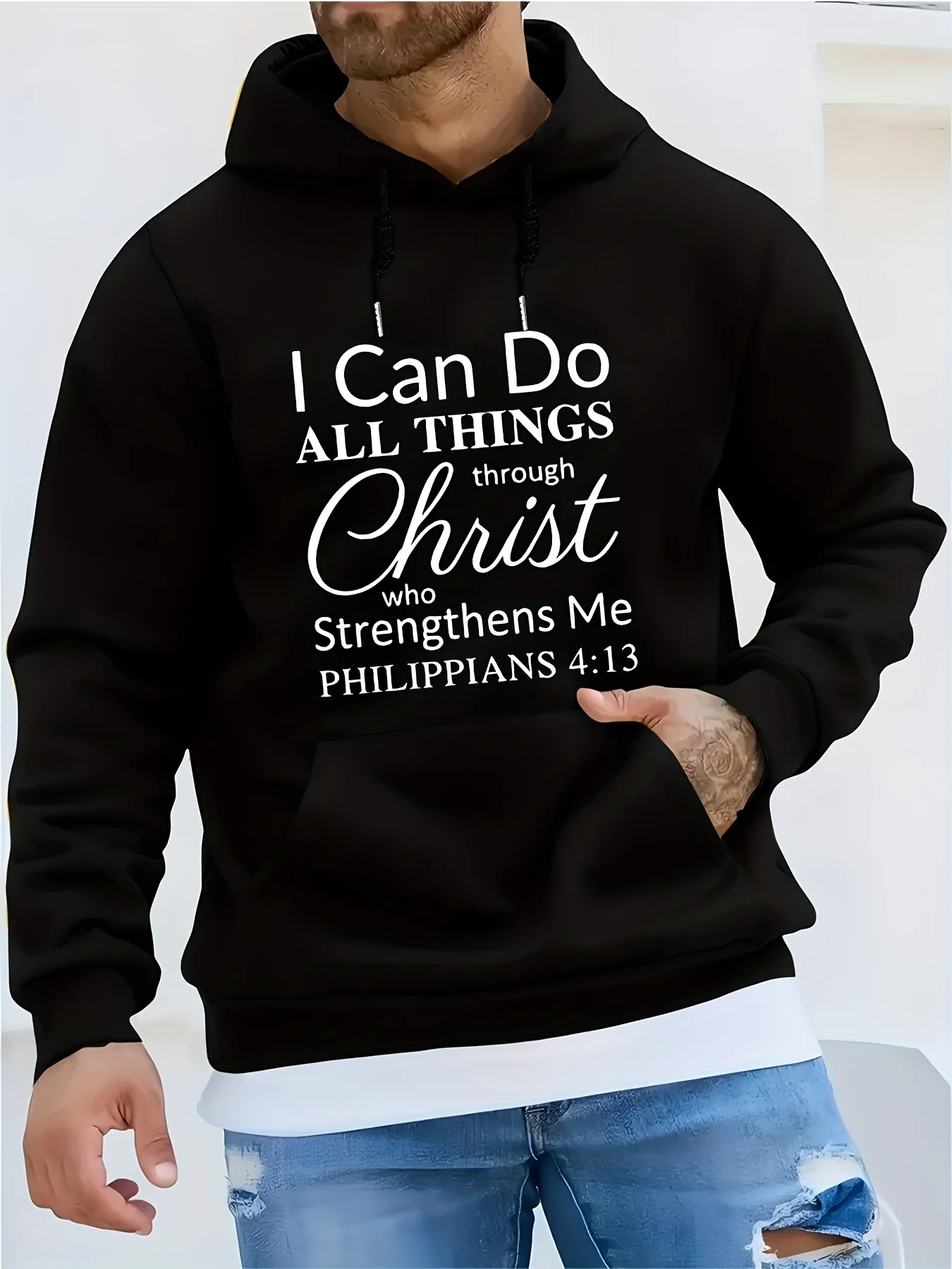 

На Рождество, я могу сделать все виды вещей для повышения моего внешнего вида. Я носить мужской удобный свитер с капюшоном.