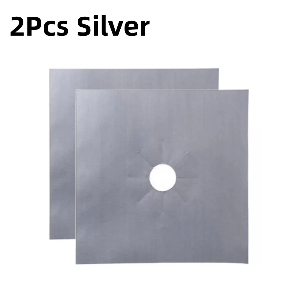 4pcs/set Protection Pad For Gas Stove Oil-proof Gas Stove Surface Cleaning Protection Pad Non-stick Reusable Gas Stove Protector
