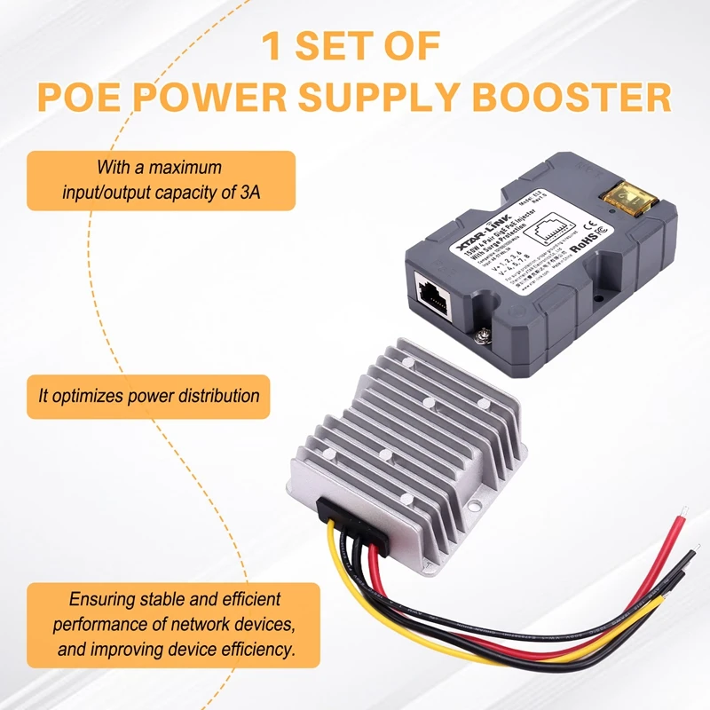 Hot Antenna Adapter For Starlink V2 150W EL2 POE Power Supply Starnet Space X Accessories EL4-12V-48V-3A Booster