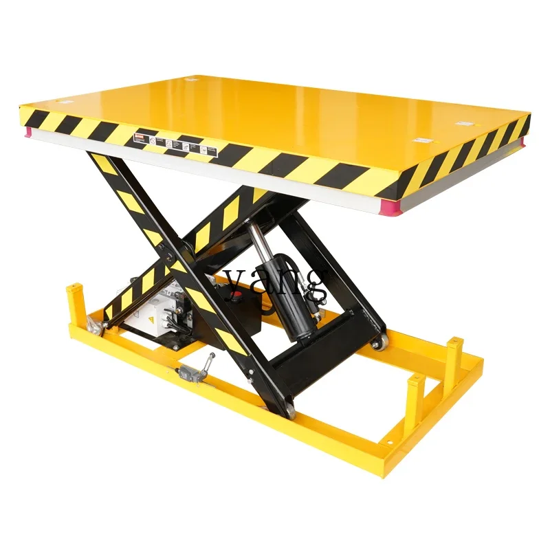 LH electric hydraulic lift trolley fixed scissor unloading logistics workbench