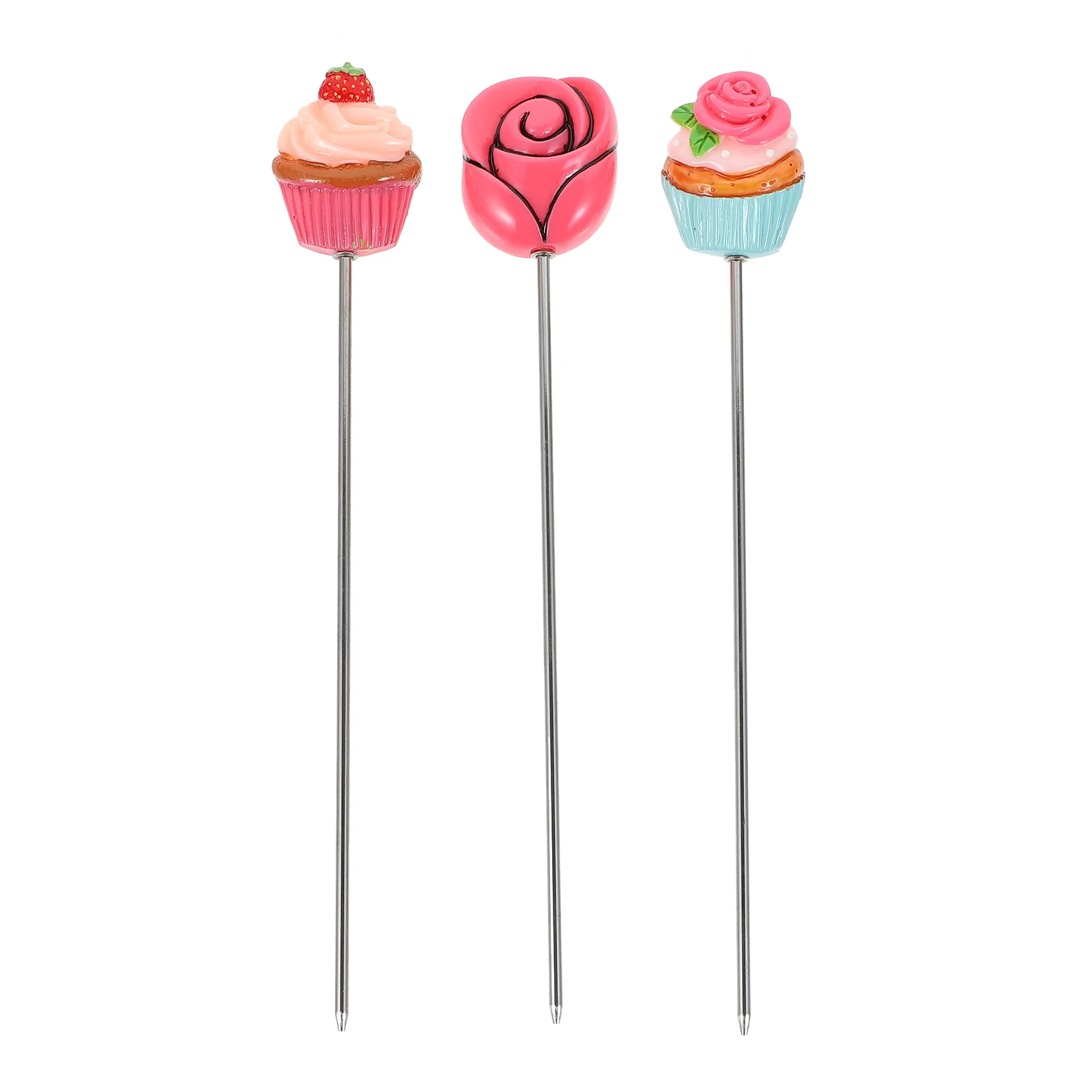 

3 Pcs Cake Test Tool Bread Testing Needle Pin Baking Kitchen Probe Household Gift