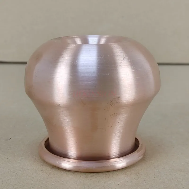 

6 см * 6 см двухкратный нагрев, монгольские красные медные баночные банки с огнем, терапия, банки для тела, массаж, медицинский вакуумный стресс