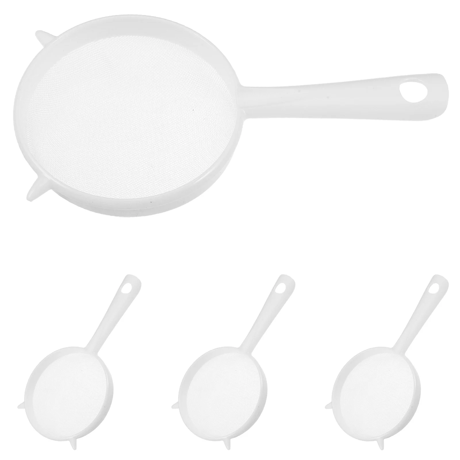 

4Pcs Ultrafine Mesh Strainer Kitchen Sieve Soy Milk Filter Easy Clean Versatile Home Brewing Juice Filter Kitchen Mesh Strainer