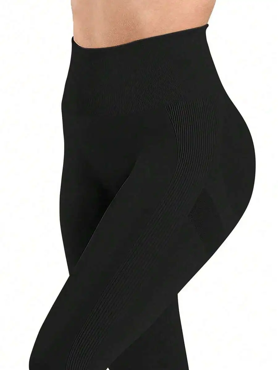 Legging Core Rhythm Navy High-Waist 4-Way Stretch