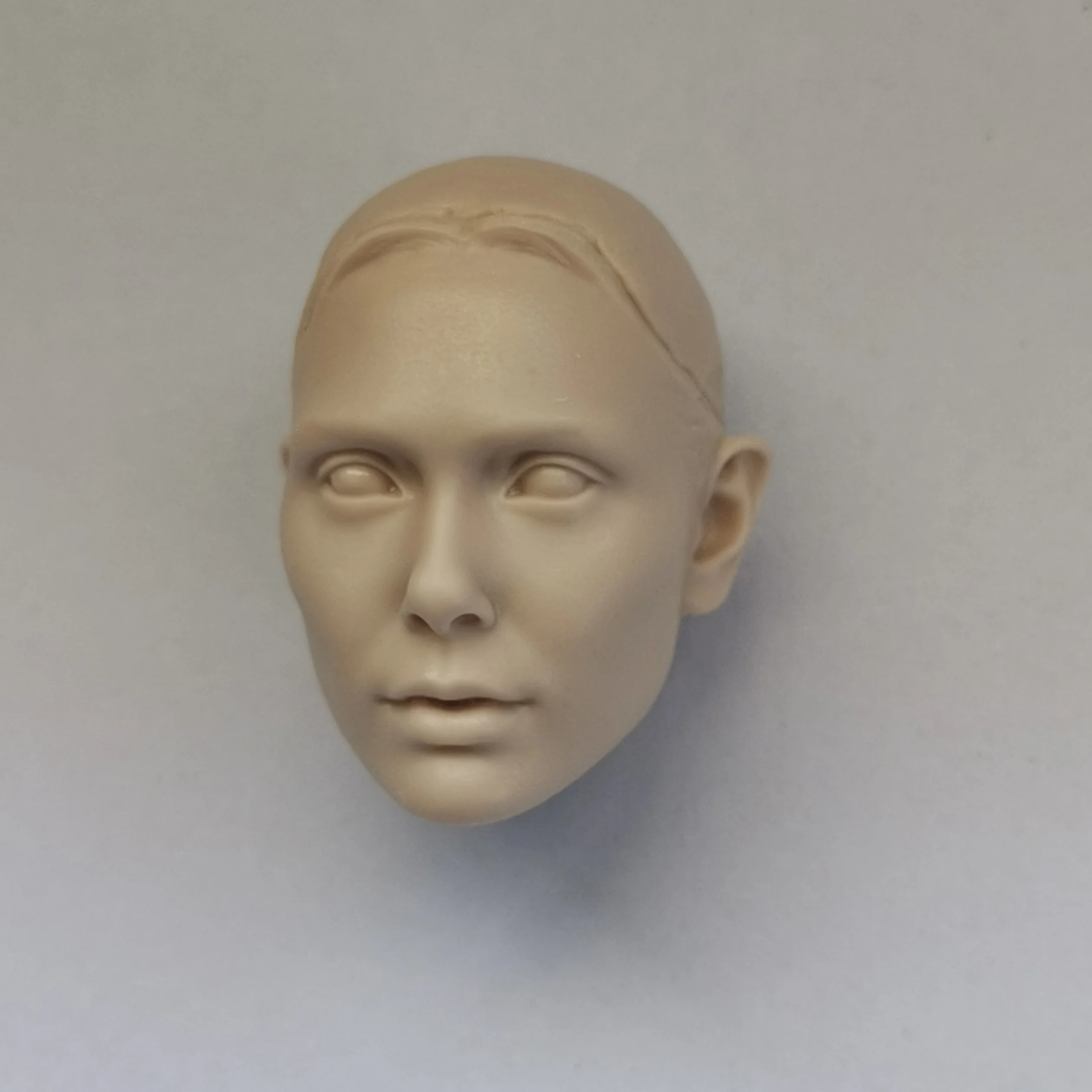 Weibliche Kopf Carving Elizabeth Olsen Star Anime Unbemalt 1/6 Skala Soldat Modell Für 12 Zoll Action Figure Sammlung Spielzeug