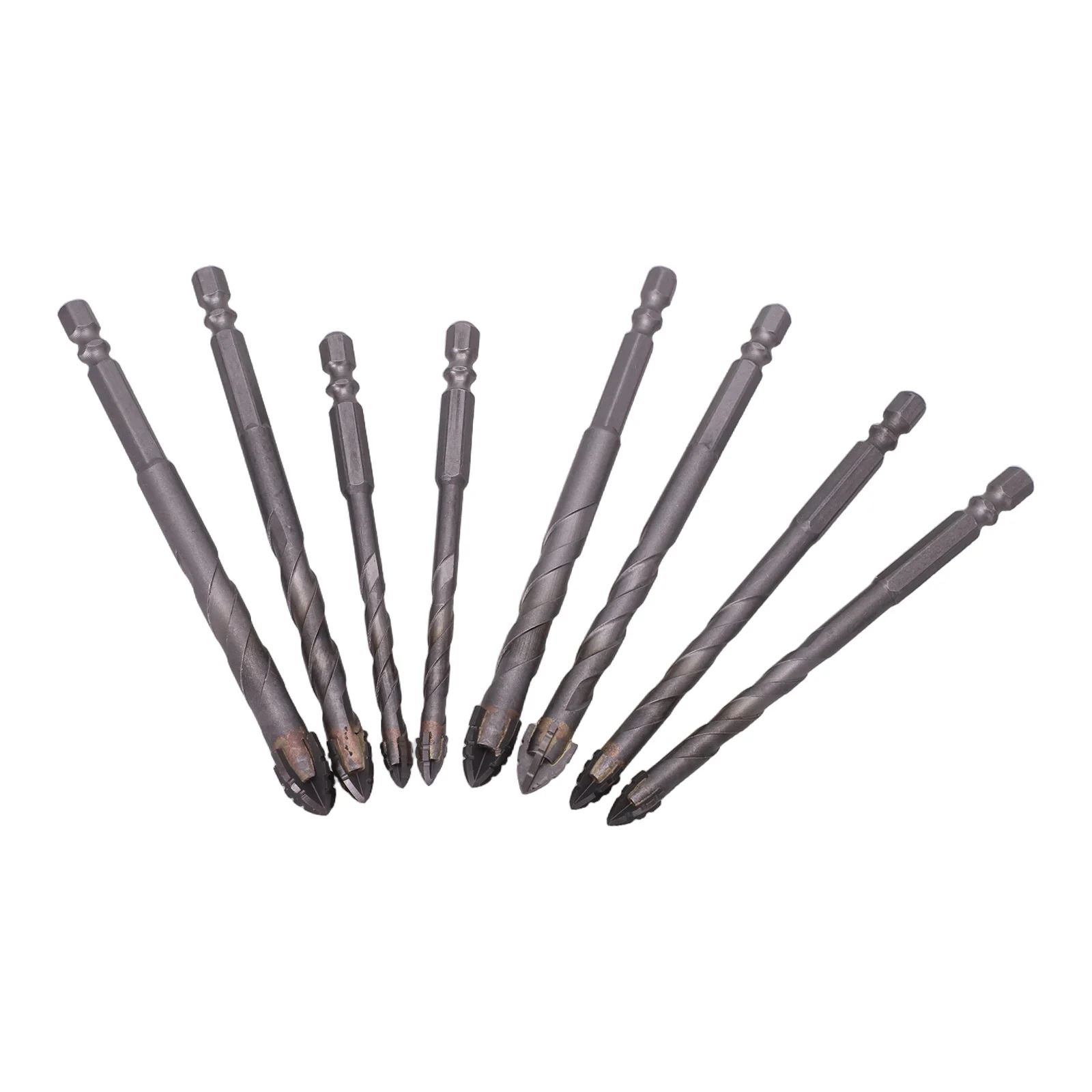 

Efficient Drilling with 8pcs Eccentric Drill Bits for Glass Tiles Triangular Design Enhancing Stability and Performance