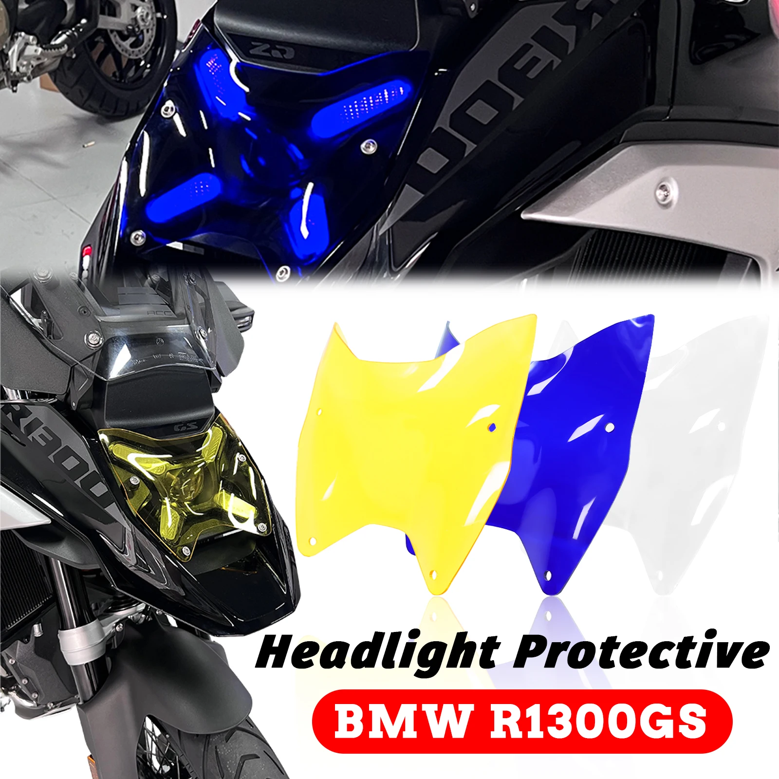 

R1300GS Motorcycles Headlight Protective Cover For BMW R1300GS Headlight Protective R1300GS Headlight Protection Sheet 2024-2025