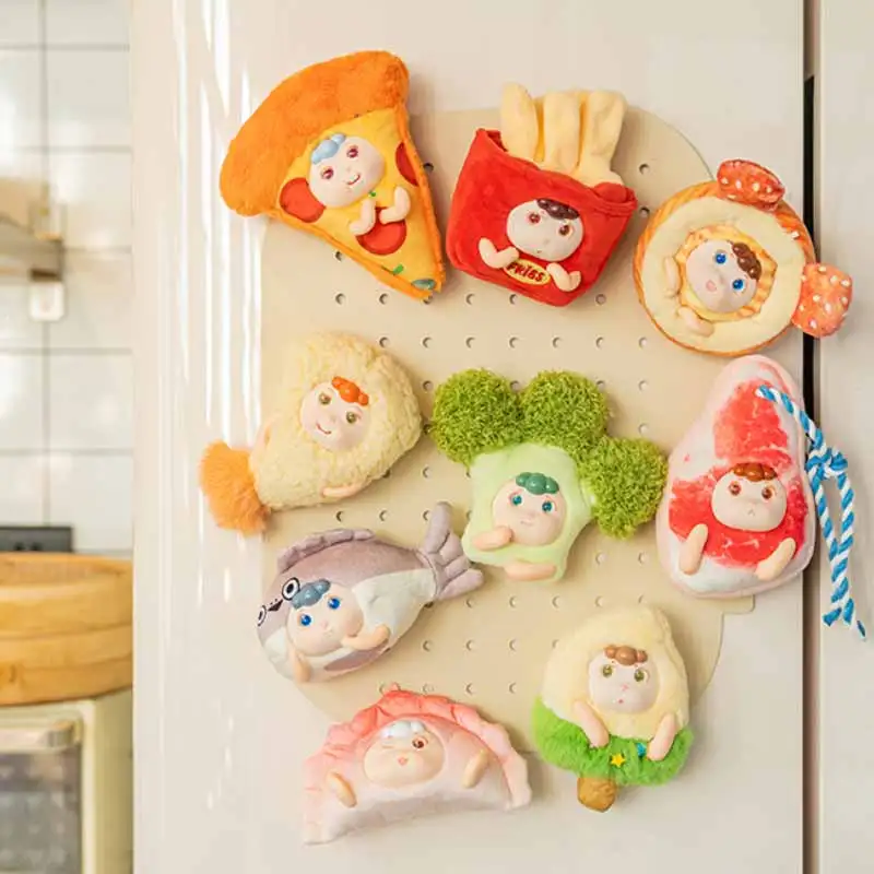 Bestie Lamb What To Eat Today Series Blind Box Cute Cartoon Plush Bag Pendant Toys Exquisite Ornaments Surprise Mystery Box Gift