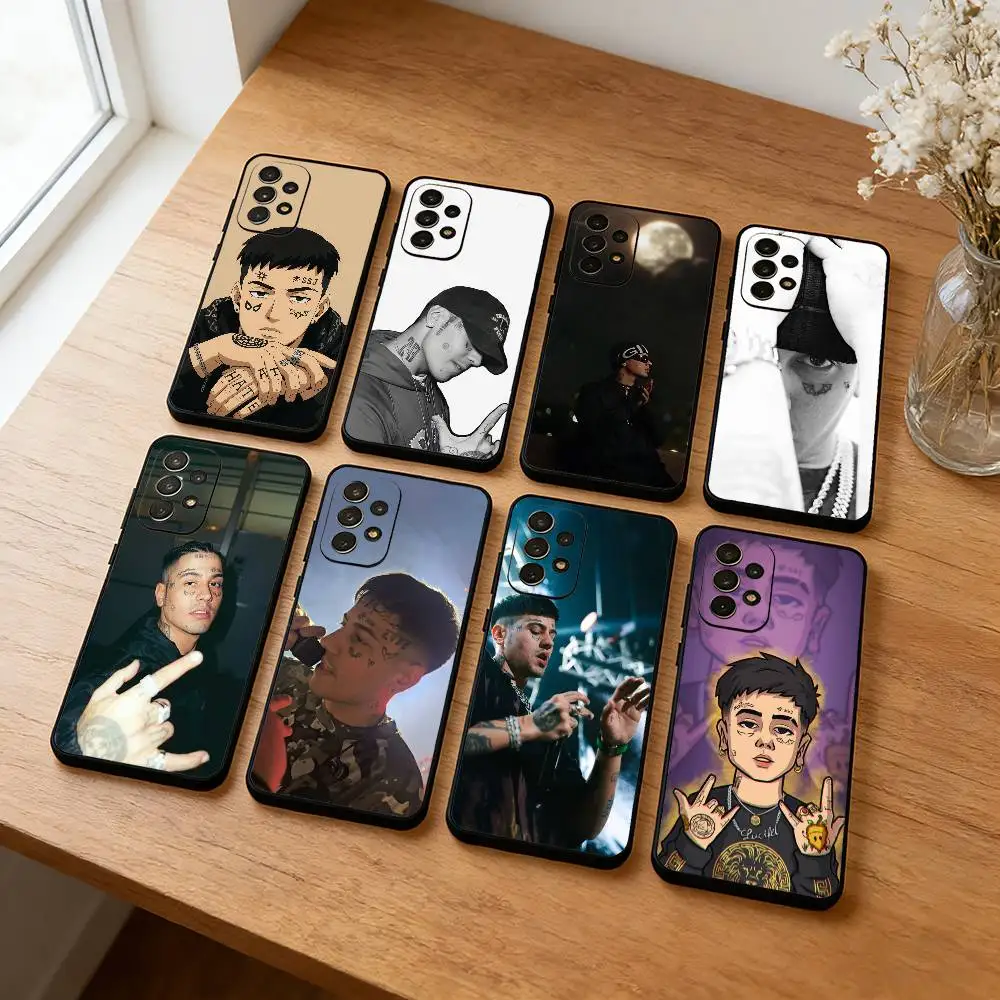 

Duki C-Cool R-Rapper Phone Case For Samsung S25,S24,S23,S22,S21,S20,Plus,Soft Black Shell