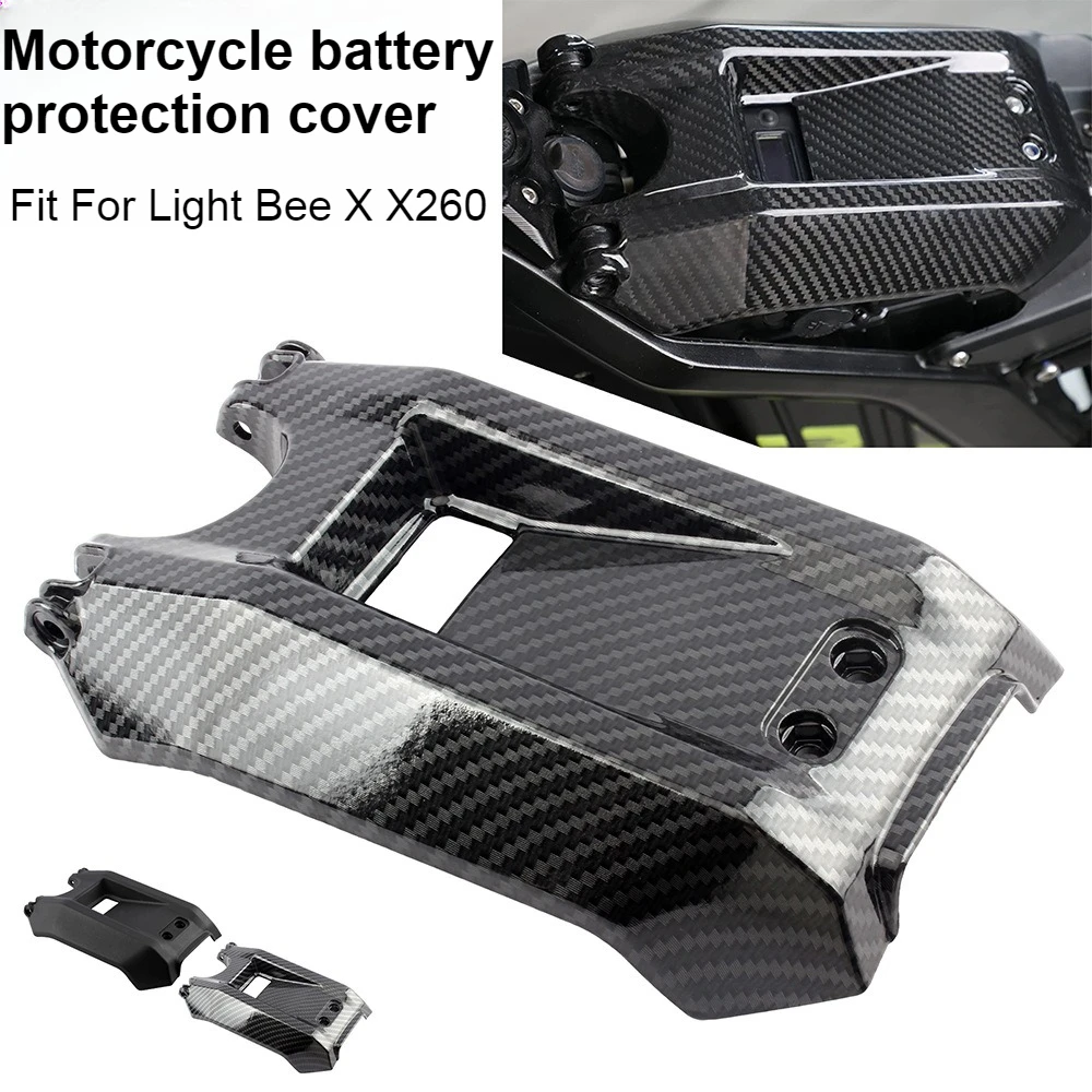 

Motorcycle Tail Front Mudguard,Battery Cover Protects Carbon Fiber design fit for SUR-RON Light Bee X Segway X260