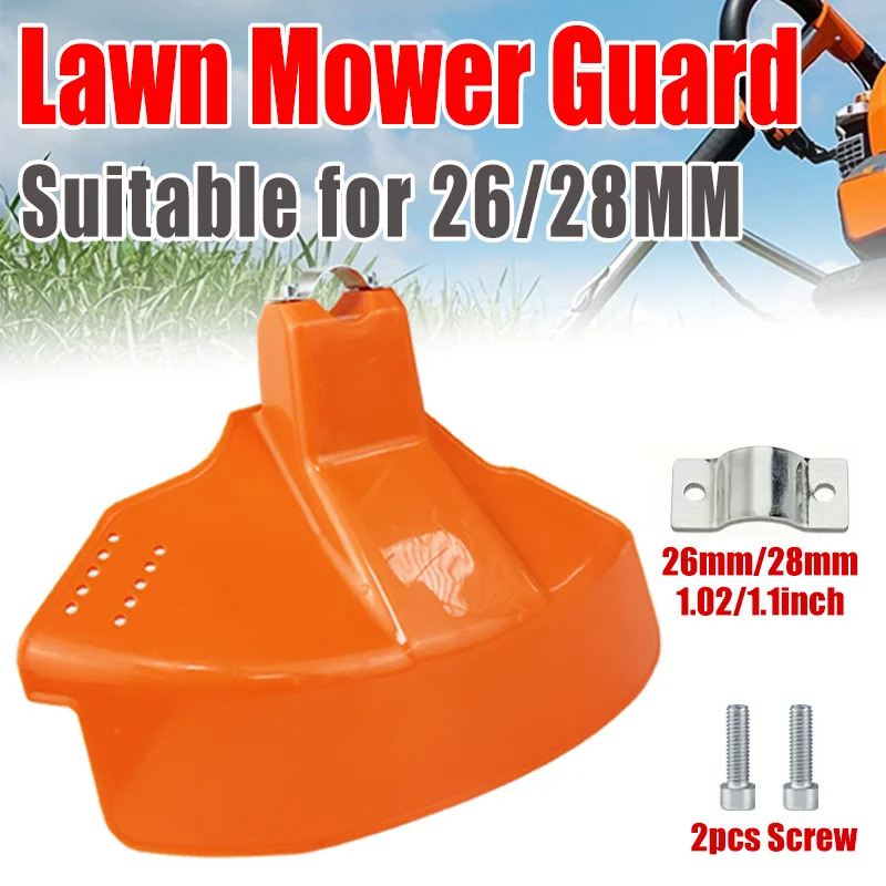 VARIEA-Universal Brush Cutter Shield High Quality Mower Protection Baffle Petrol Brush Cutter Grass Accessories Mower Grass Guar