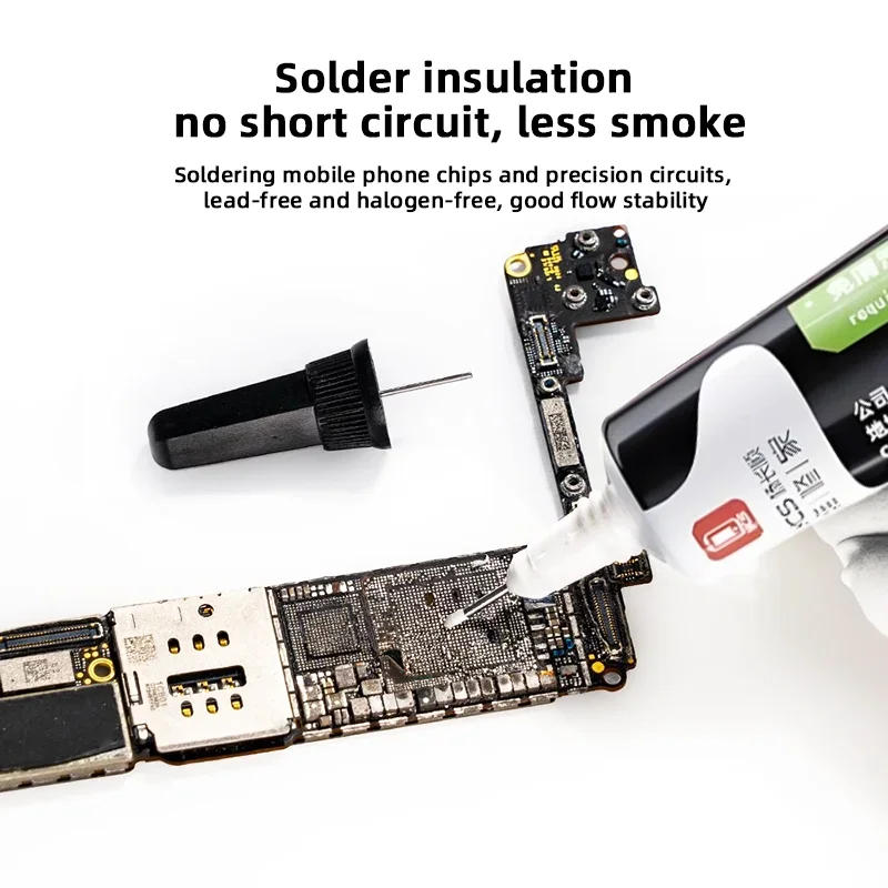 YCS número un flujo 15ml teléfono ordenador PCB placa de circuito Chips aceite de soldadura pasta fundente No limpio pasta de desmontaje sin halógenos