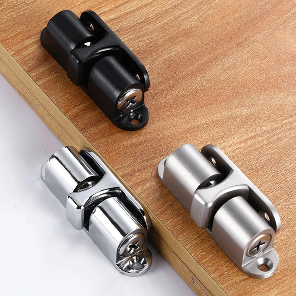 Invisible Door Stops Non Punching Holders Zinc Alloy Rubber Door Stopper with Anti Pinch Catch Floor Protection Nail Design