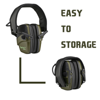 Honeywell  Electronic Shooting Headset Headphones for Hearing Protection Ear Protector Noise Reduction Active Hunting Earmuffs