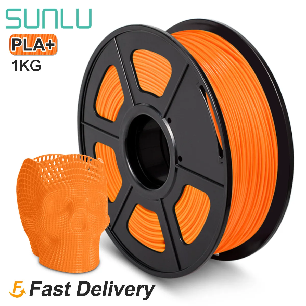 SUNLU PLA PLUS 3D Printer Filament 1.75mm 1KG 2.2LBS PLA+ DIY 3D Printing Material With Spool 3D Print Vacuum Packing Fast Ship