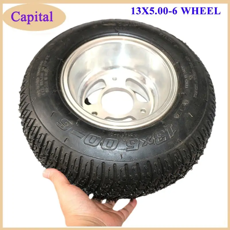 Wheel model 13x5.00-6 tires, inner and outer tires 13 * 5.00-6 tires, go kart, beach bike wheels