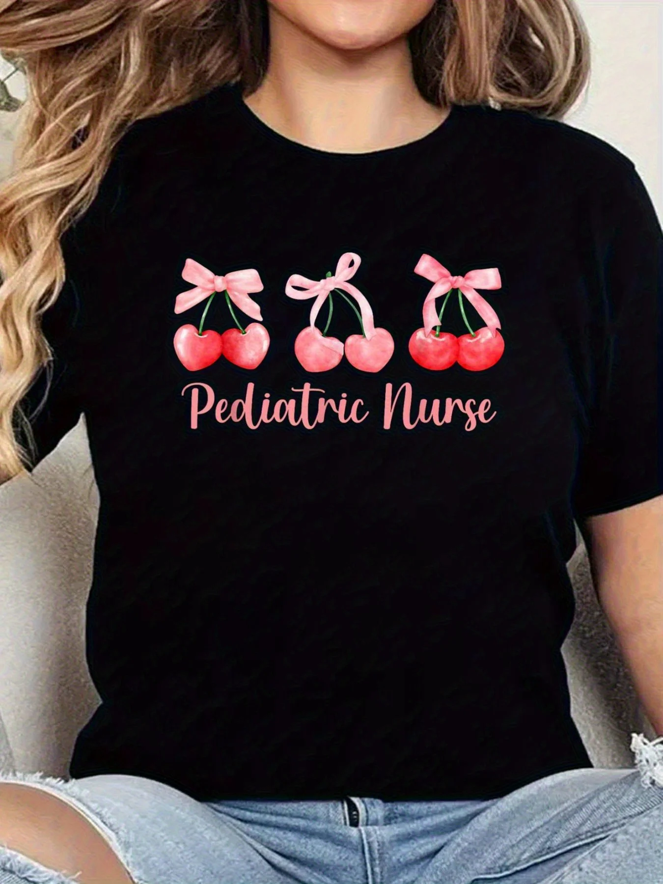 

Женская футболка с узором, женская футболка с принтом, футболка с круглым вырезом и рукавами, женские повседневные летние модные топы в стиле Харадзюку, футболки