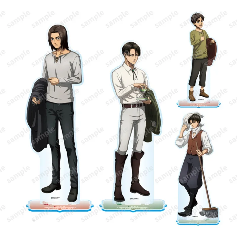 

Anime Levi Ackerman Eren Yeager DIY Custom Acrylic Stand Plate Cartoon Cosplay Figure Character Prop Decorative Gifts