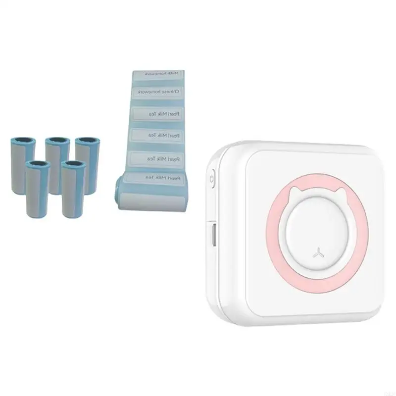 Mini Printer For Children Photo Label Memo Thermal Inkless Printing Wireless K92C